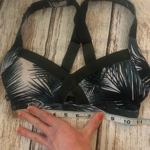 L’urv Designer Women’s Sportswear Palm Leaf Print Sports Bra Size Small