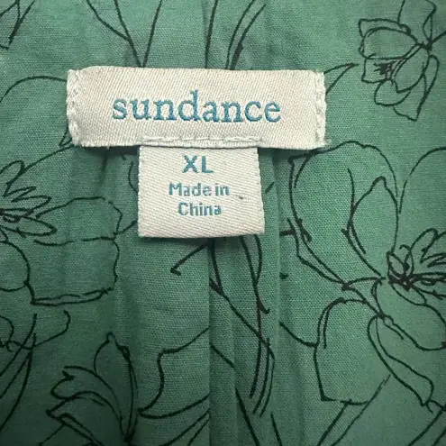 Sundance Callisto Vest Size XL Green Double Breasted Collared