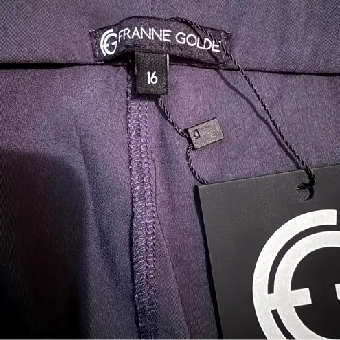 Franne Golde NWT All Season Classic Magic Pants Women’s Size 16 Charcoal Gray