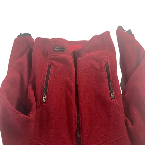Rei Co-op REI Thermal Pro Women's Size XS Red Fleece Zip Up Outdoors Sweater Jacket