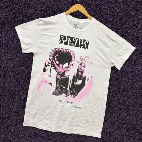 Nicki Minaj Pink Friday 2 Album Collage Hip Hop T-Shirt M Nicki M