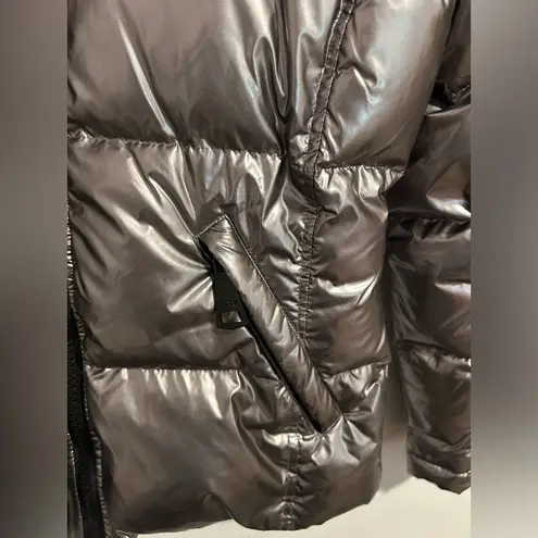 SAM. Freestyle Down Puffer Jacket in Gunmetal size Small (S)