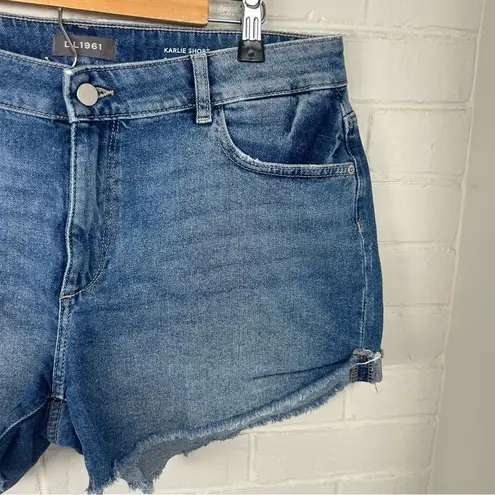 DL1961 Karlie Boyfriend Distressed Denim Shorts Size 31