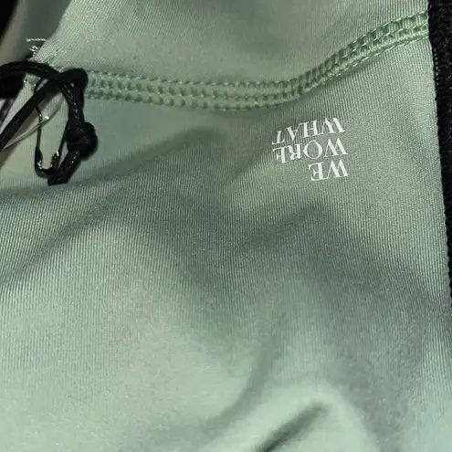 We Wore What NWT Solid Scoop Bra Top In Green SIZE -LARGE