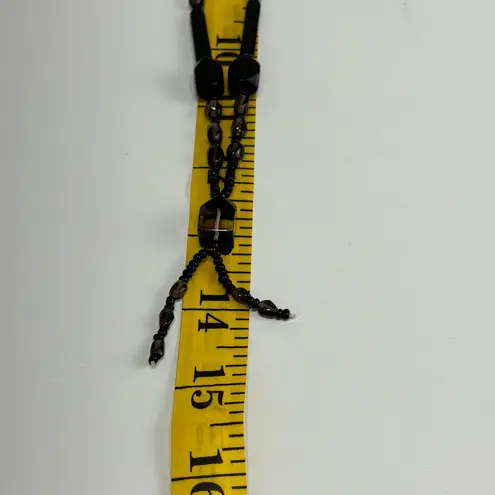 artisan Handmade Elegant Black Onyx and smoky quartz gemstone Necklace