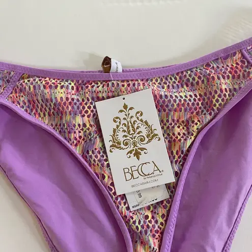 Becca ✨ by Rebecca Virtue Purple Multicolor Crochet Bikini Bottom - Size Large✨