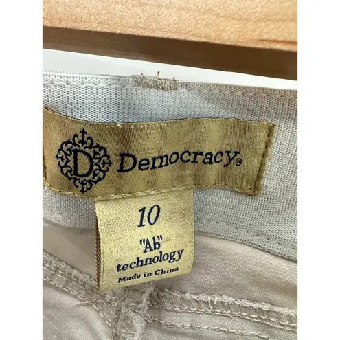 Democracy Ab Technology Light Camo Cotton Blend Denim Jeans Women's Size 10
