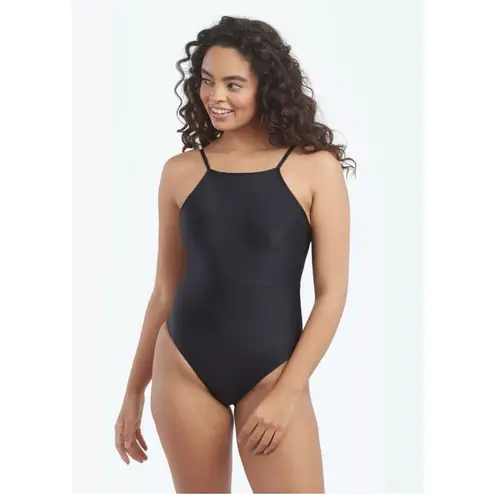 Summersalt Size 16 Black THE HIGH NECK 1 Piece Swim Suit Women's Resort Beach