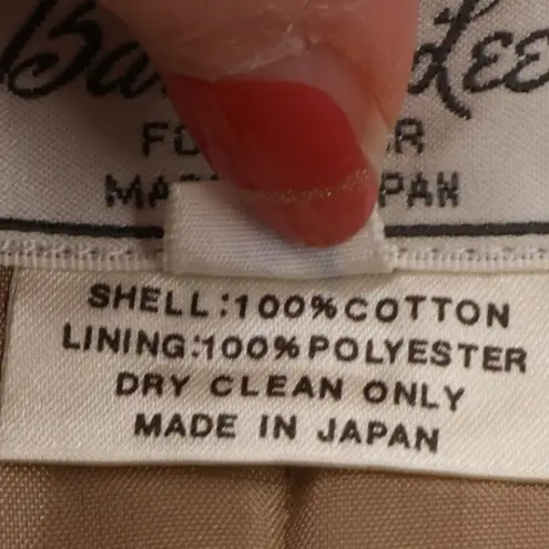 Vintage 70s Barbara Lee Corduroy Blazer Womens Preppy Academia Tan Size 11