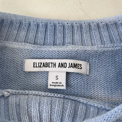 Elizabeth and James Blue Tie Dye Crewneck Sweater Size S