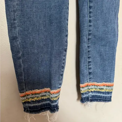 NYDJ embellished Ami Skinny ankle jeans size 10