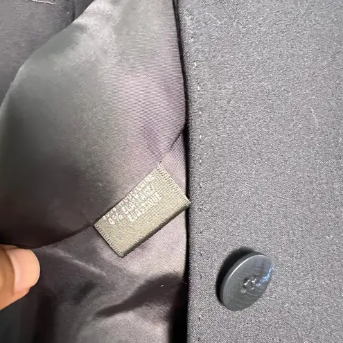 Lafayette 148 New York Black Wool Blend Blazer 12