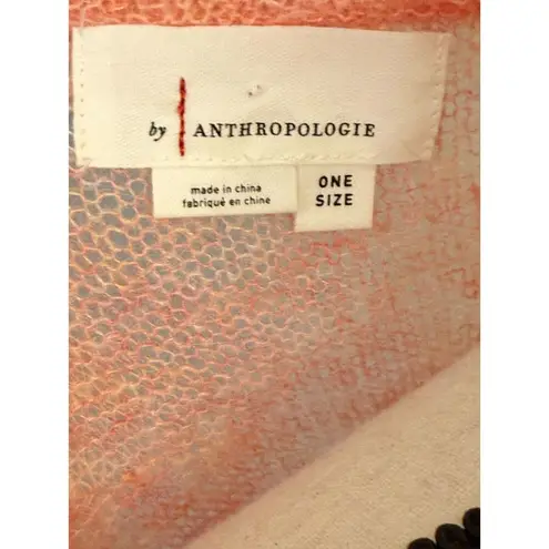 Anthropologie Duster Kimono Cardigan Pink One Size Boho Soft Lightweight OS