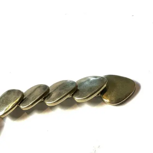 Bella Uno gold tone long heart pendant necklace