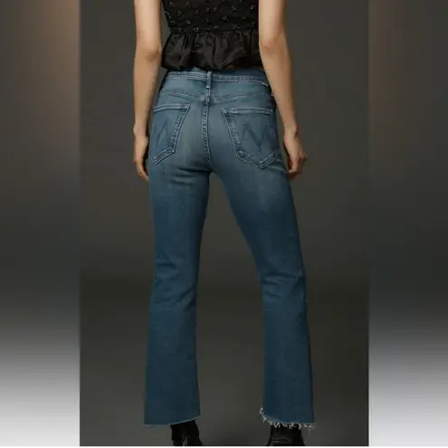 MOTHER The insider Crop Step Fray Jeans In Work Hard Play Hard Size 25 Blue