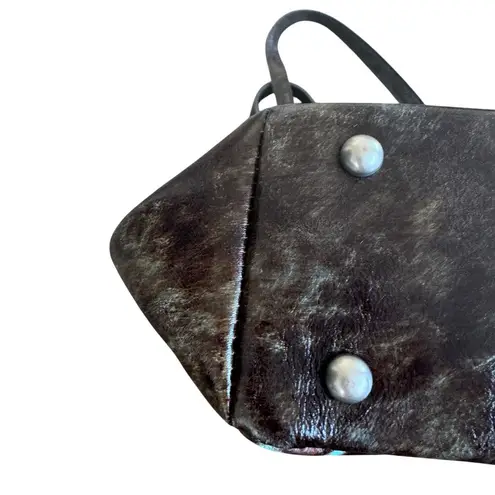 Patricia Nash Solaro Tooled Turquoise Leather Tote