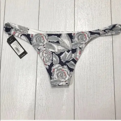 TAVIK Blue Floral Heather Bikini Bottom Size Large NWT
