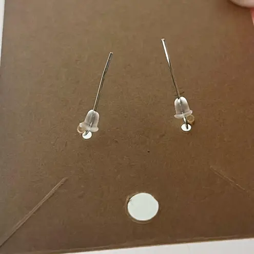 Handmade Purple & White Coquette Bow Earrings