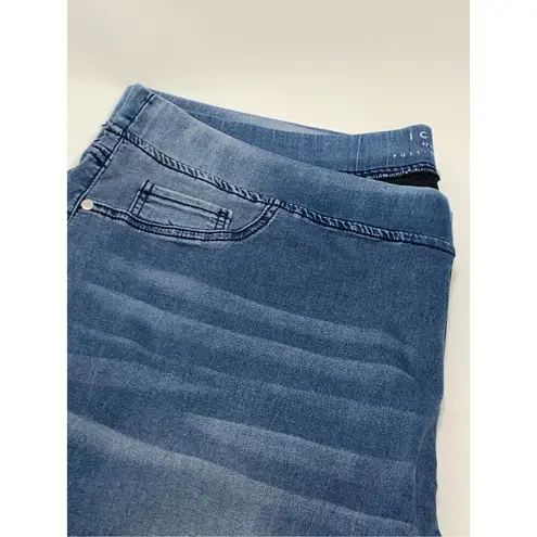 Ashley Stewart ICONIC by Women's Pull-On Jegging Blue Size 24 Regular