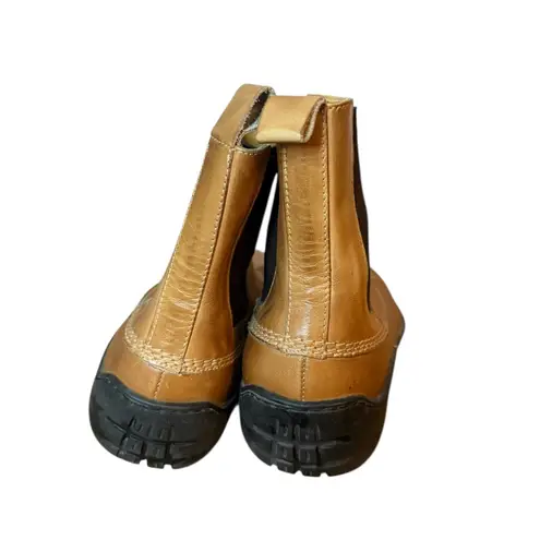 Polo Ralph Lauren Leather Chelsea Duck Boots Tan Size 7