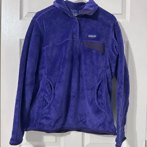 Patagonia Purple Synchilla Snap-T Pullover