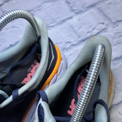 Hoka Clifton 7 Running Shoes Sneakers Womens Size 8 Blue Walking Running