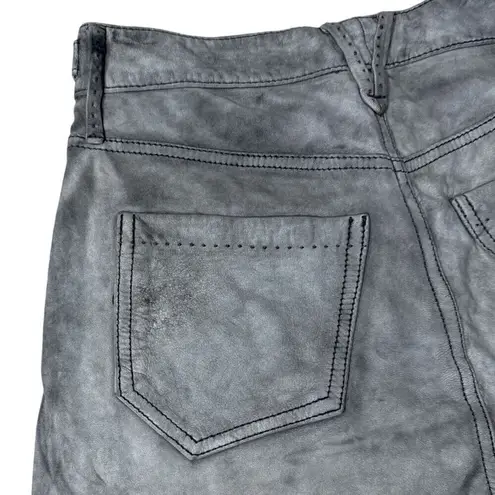 Goldsign Shorts 2 25 Gray Designer Shorts High Waist Edgy Chic Luxe Streetwear Size XS