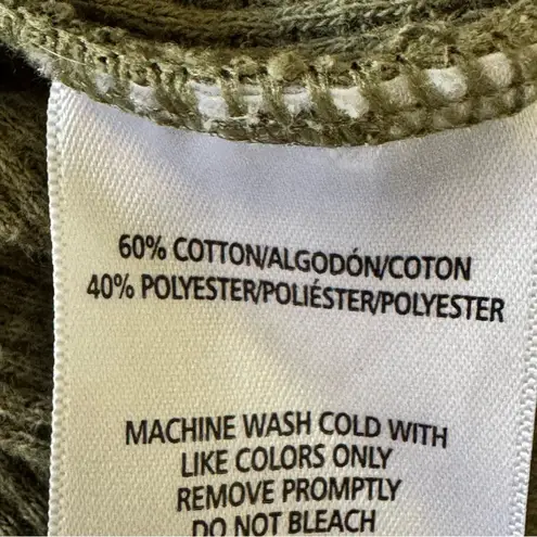 Calvin Klein  long sleeve green Camo Print Hoodie mini Dress size medium