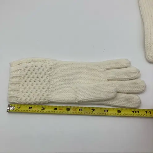 Michael Kors  Knit Gloves with Metal Button Cuffs