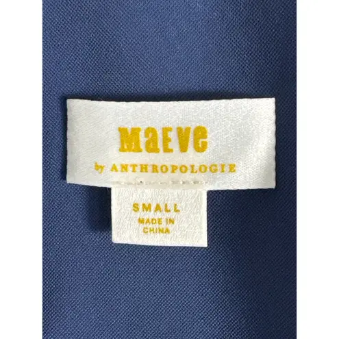 Maeve Anthropologie Colorblock Blazer Blue Green White Size S