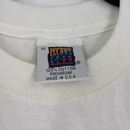 Vintage 80s Hilton Head Single stitch Tropical Fish T