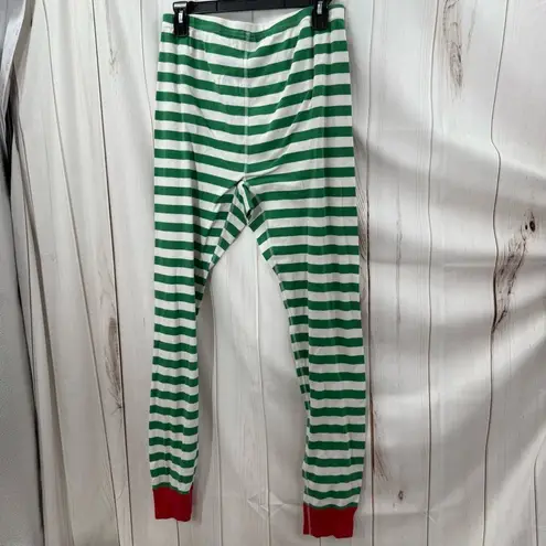 Hanna Andersson Women’s XL Green White Longsleeve Pajama Set