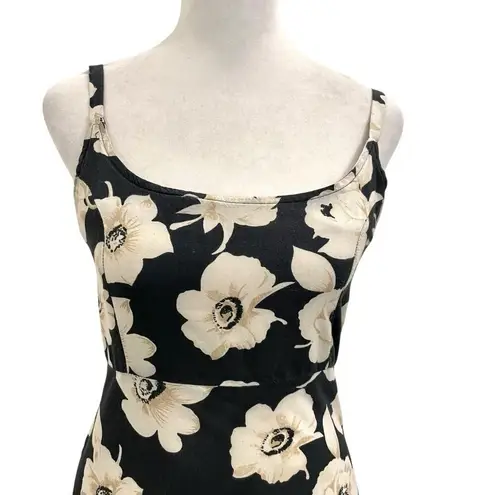 Vintage Y2K Romantic Floral Maxi Dress Sleeveless size Medium De Rotchild