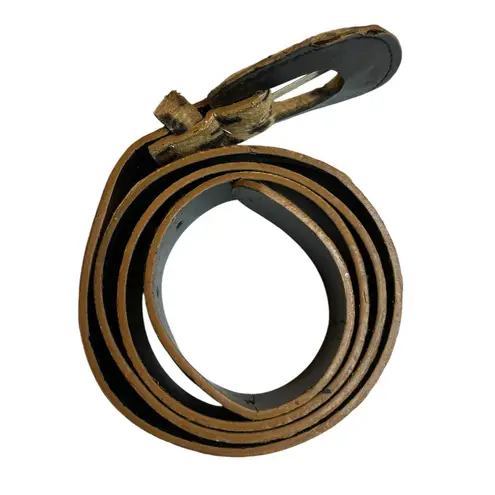 Light Brown Cheetah Print Belt 41.5” Animal Print Fashion Statement Accessory