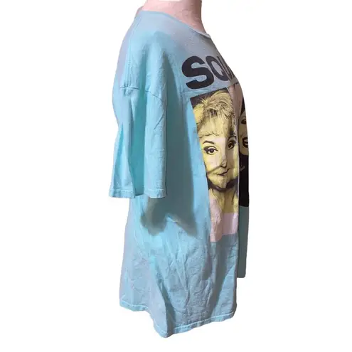 Golden Girls Betty White Squad Short sleeve light green tiffany blue t