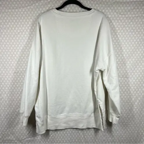 The Rolling Stones White Graphic Print Sweatshirt