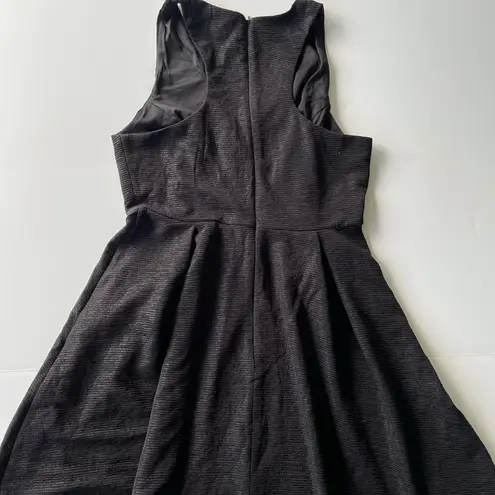 BCBGeneration  Black Skater Fit & Flare Dress Size 10