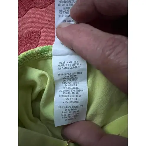 Aerie Stylish Green Ribbed Crop Top with Adjustable Straps Size undefined