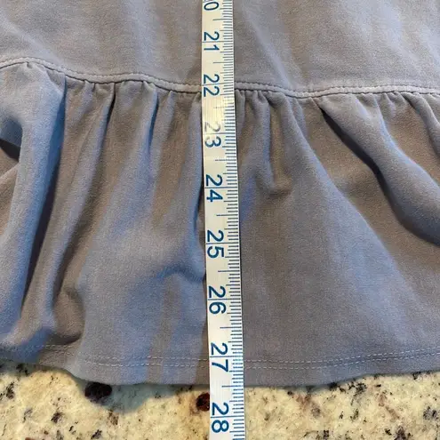 Jade By Jane Womens Tie Dye Hoodie Ruffle Dolman Sleeve Shirt Blue Size Large