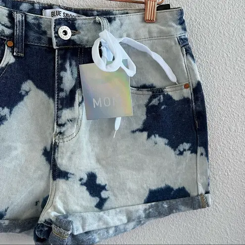 Blue Savvy NWT Acid Bleach Wash Denim Jean 100% Cotton Shorts 9 / 29