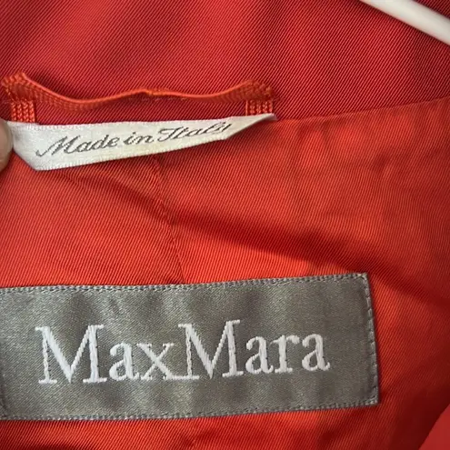 Max Mara  Red Jacket Size 8 US