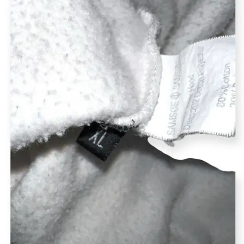 Samsoe Samsoe Folmer Organic Cotton Pullover logo WHITE Hoodie unisex XL sweater