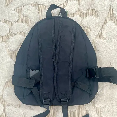 Badgley Mischka Backpack With Detachable Fanny Pack Black Nylon New With Tags