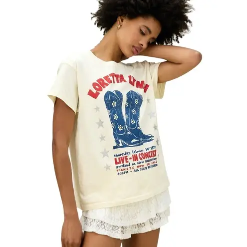 Daydreamer Loretta Lynn In Concert Tour Tee, Size M, New with Tag MSRP $85