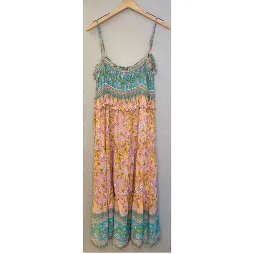 VICI  Bohemian Tiered Flowy Floral Maxi Dress