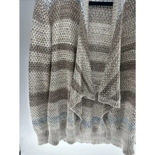 Skies Are Blue Skies Are Blue Darcey Draped Open Front Knit Cardigan Multicolor Size M