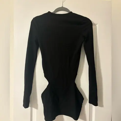 Edikted black cut out dress