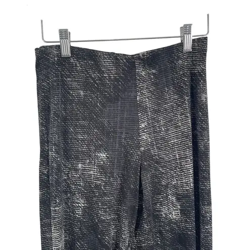 Clara Sun Woo Signature Slim Legging Black Grey Pull On Pants Slinky Women Small