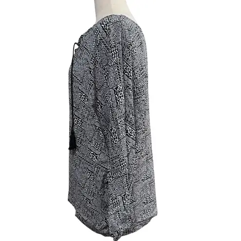 Women's Urban Mangoz Blouse, Black & White, Size Oversized L Size L