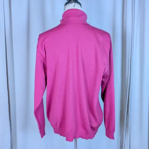 Marz Wool Turtleneck Sweater Purple Size 14 Pink